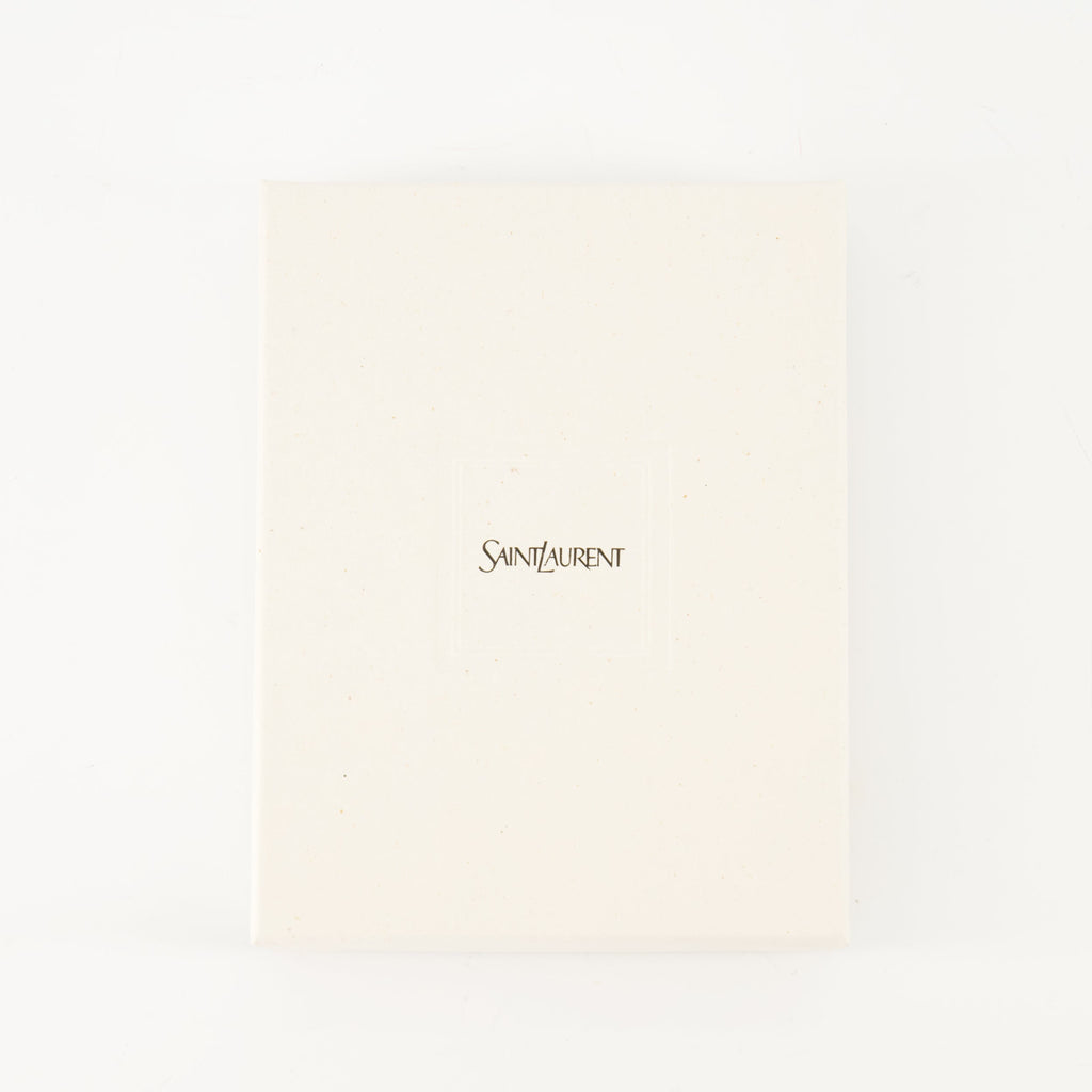 Saint Laurent, crocodile leather, card holder, luxury accessories, designer wallet