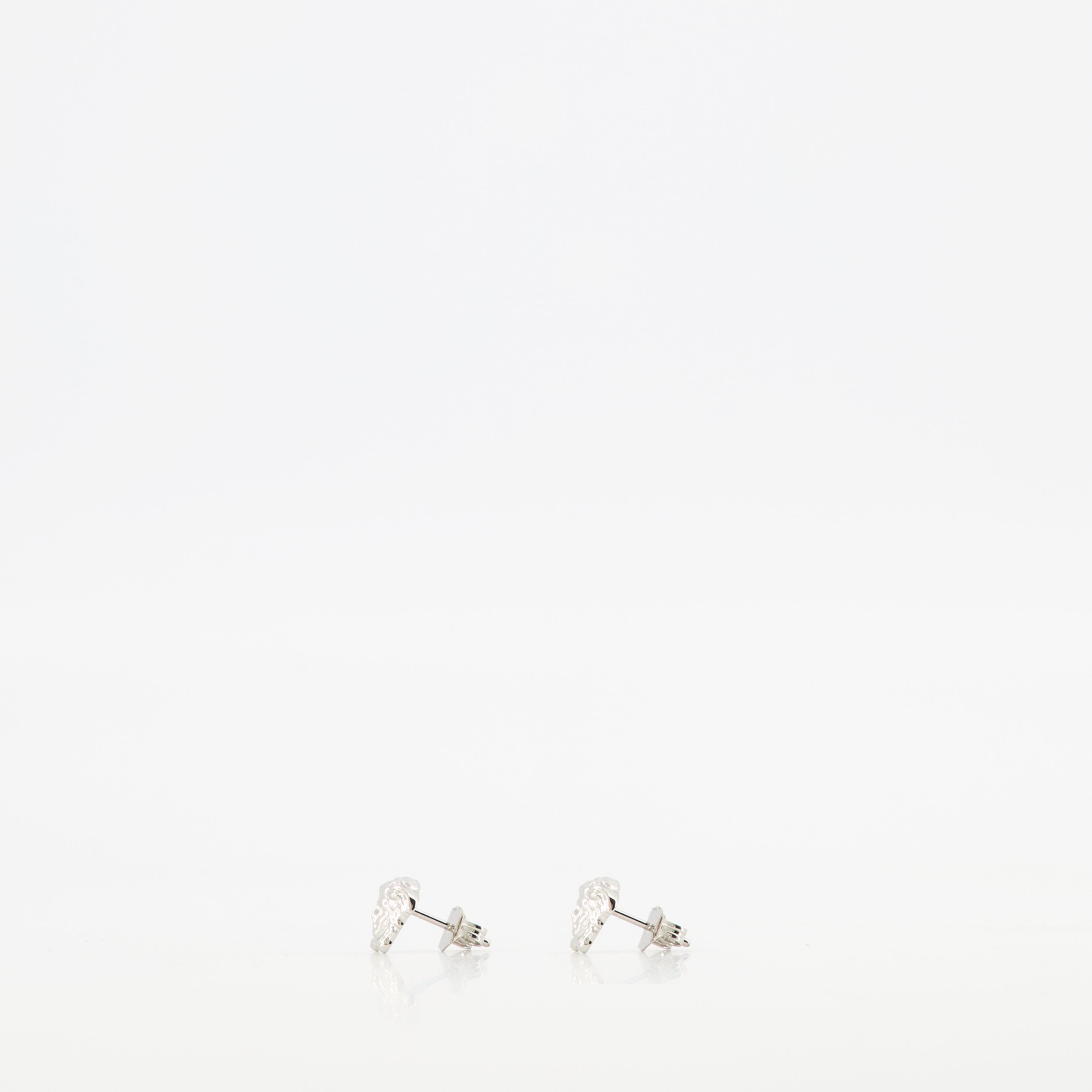 Medusa silver earrings, Versace earrings, hypoallergenic jewelry, chic earrings, modern accessories