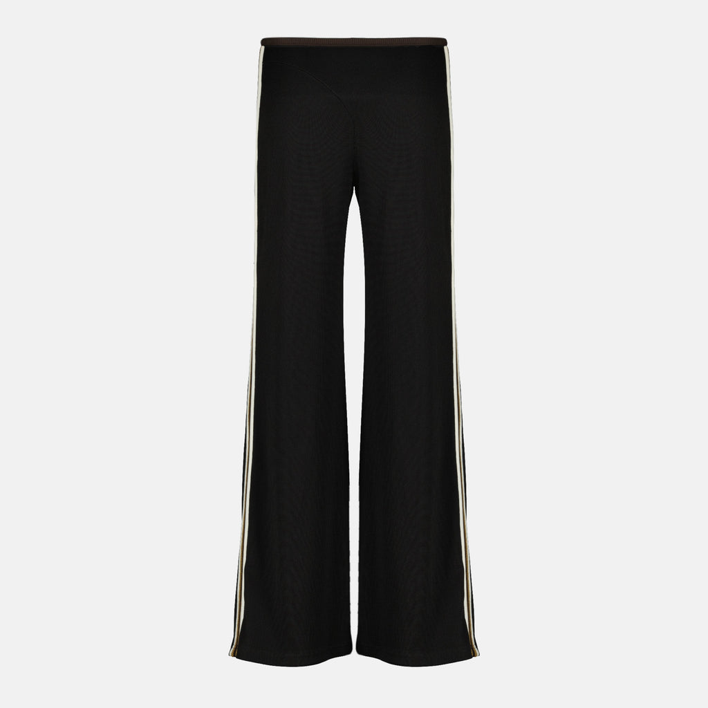 Image of Black Stripe Sweatpants by Christopher Esber for Women - Season Spring-Summer 2026 - Back View