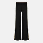 Image of Black Stripe Sweatpants by Christopher Esber for Women - Season Spring-Summer 2026 - Back View