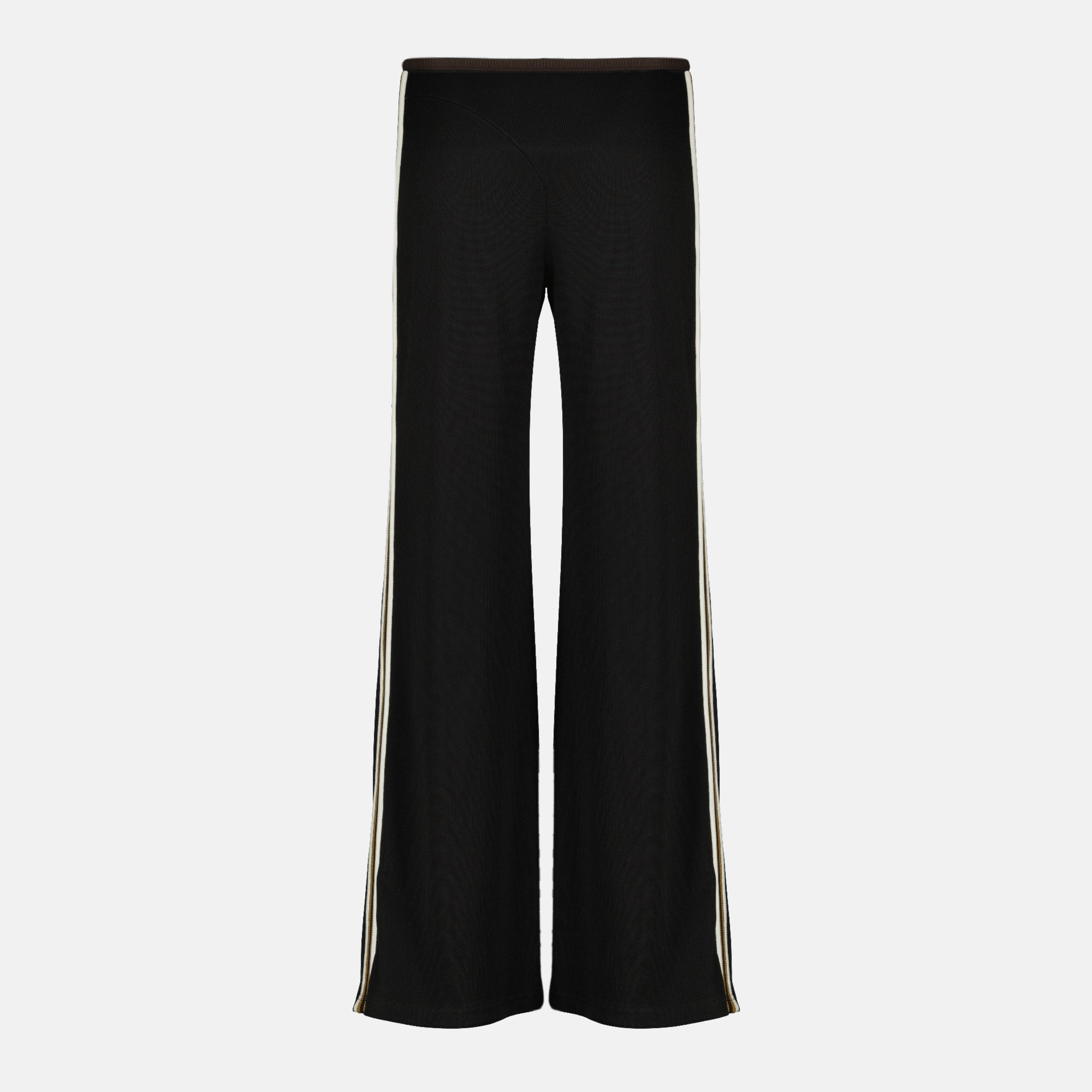 Image of Black Stripe Sweatpants by Christopher Esber for Women - Season Spring-Summer 2026 - Back View