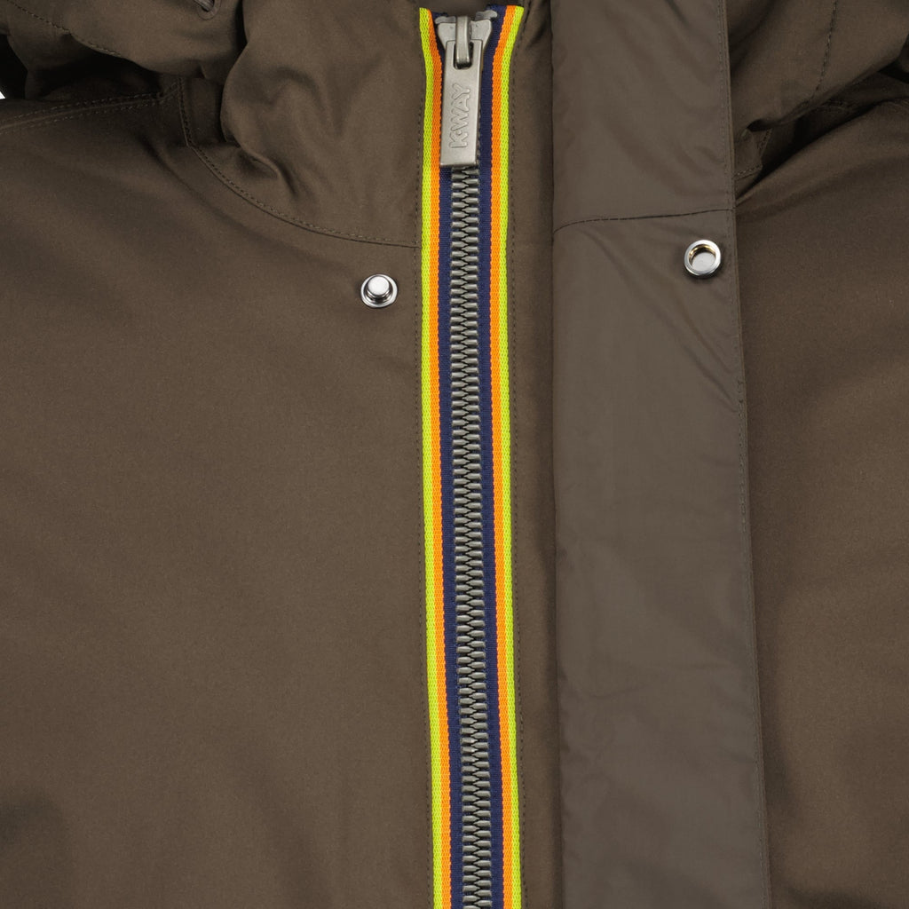 K-Way jacket, bonded jacket, water-repellent jacket, windproof outerwear, men's fashion