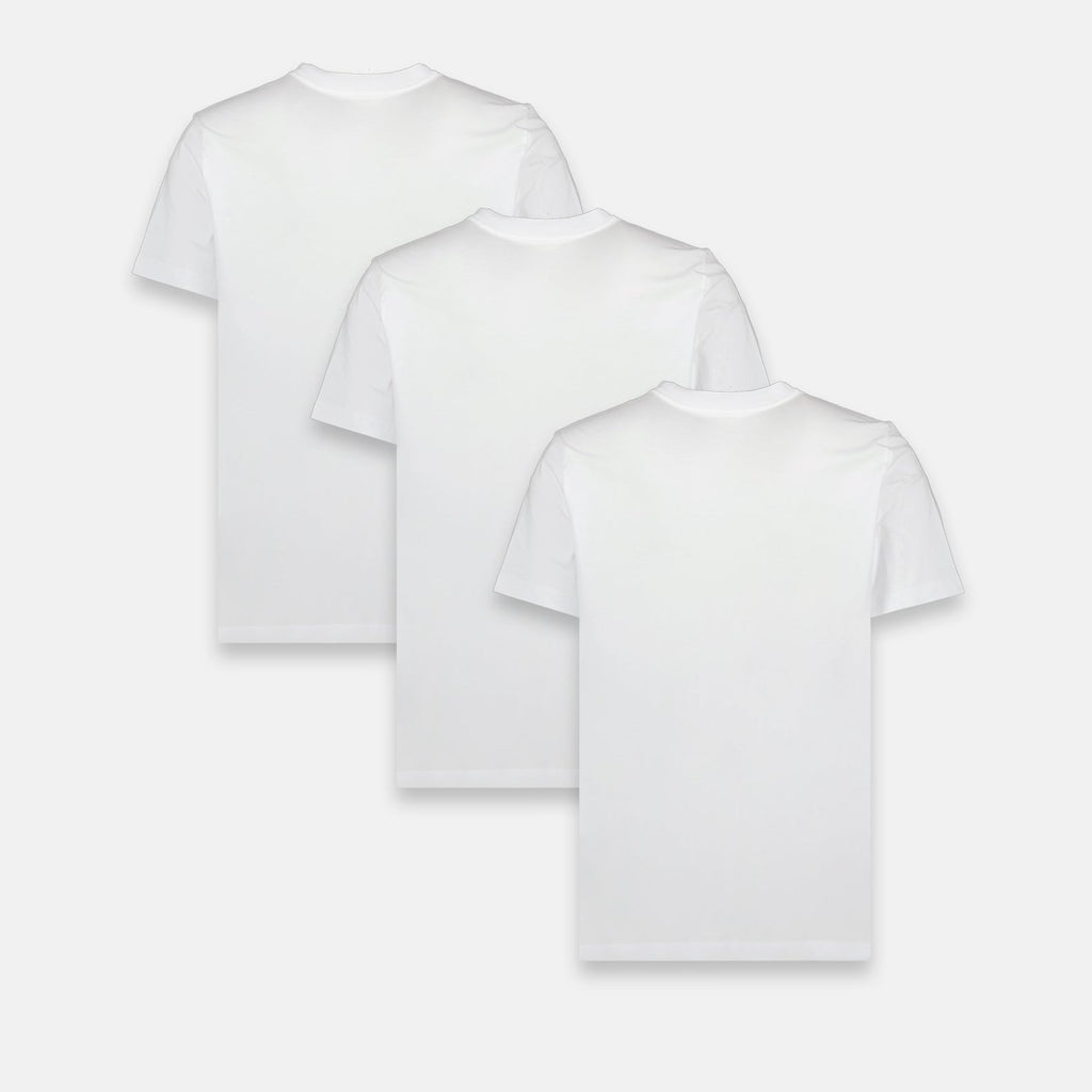White Logo T-Shirt Set
