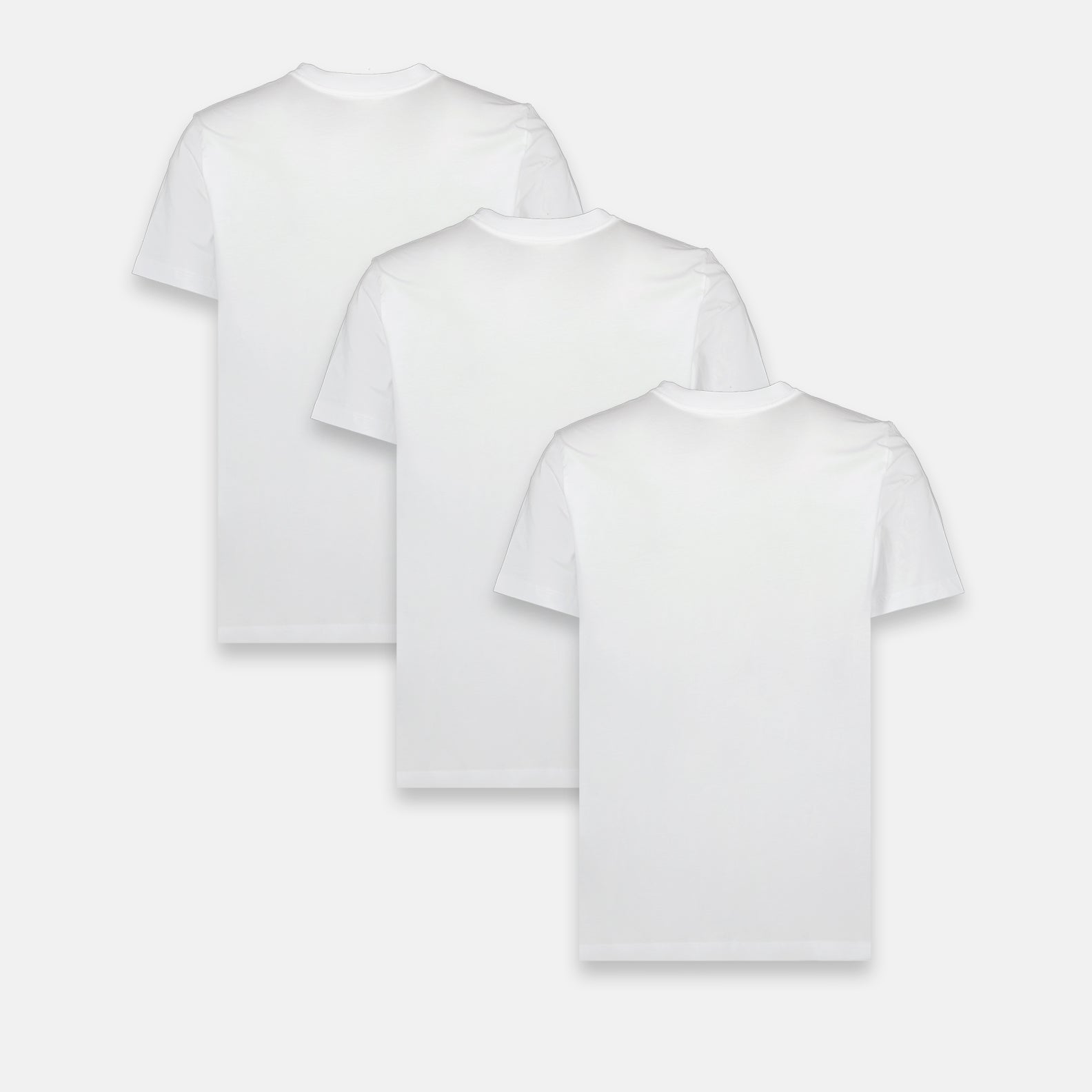 Image of White Logo T-Shirt Set by Moncler for Men - Season Autumn-Winter 2025 - Detail View 2