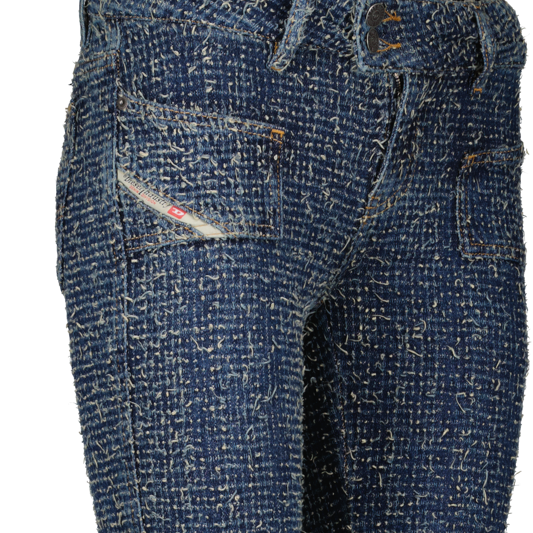 D-Ebush-S Textured Bouclé Jeans