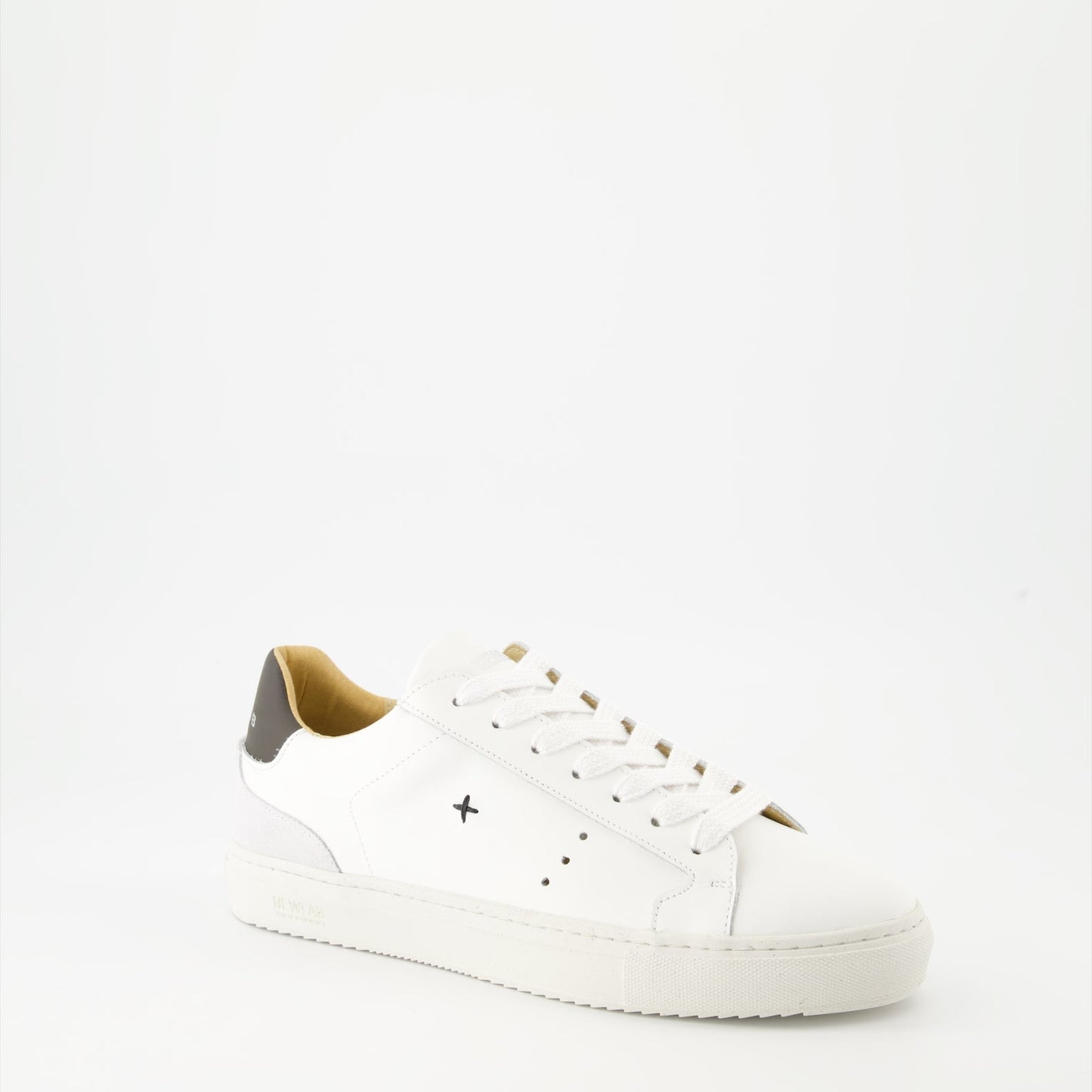 luxury sneakers, white-black leather sneakers, NL10 sneakers, New Lab collection, high-end footwear