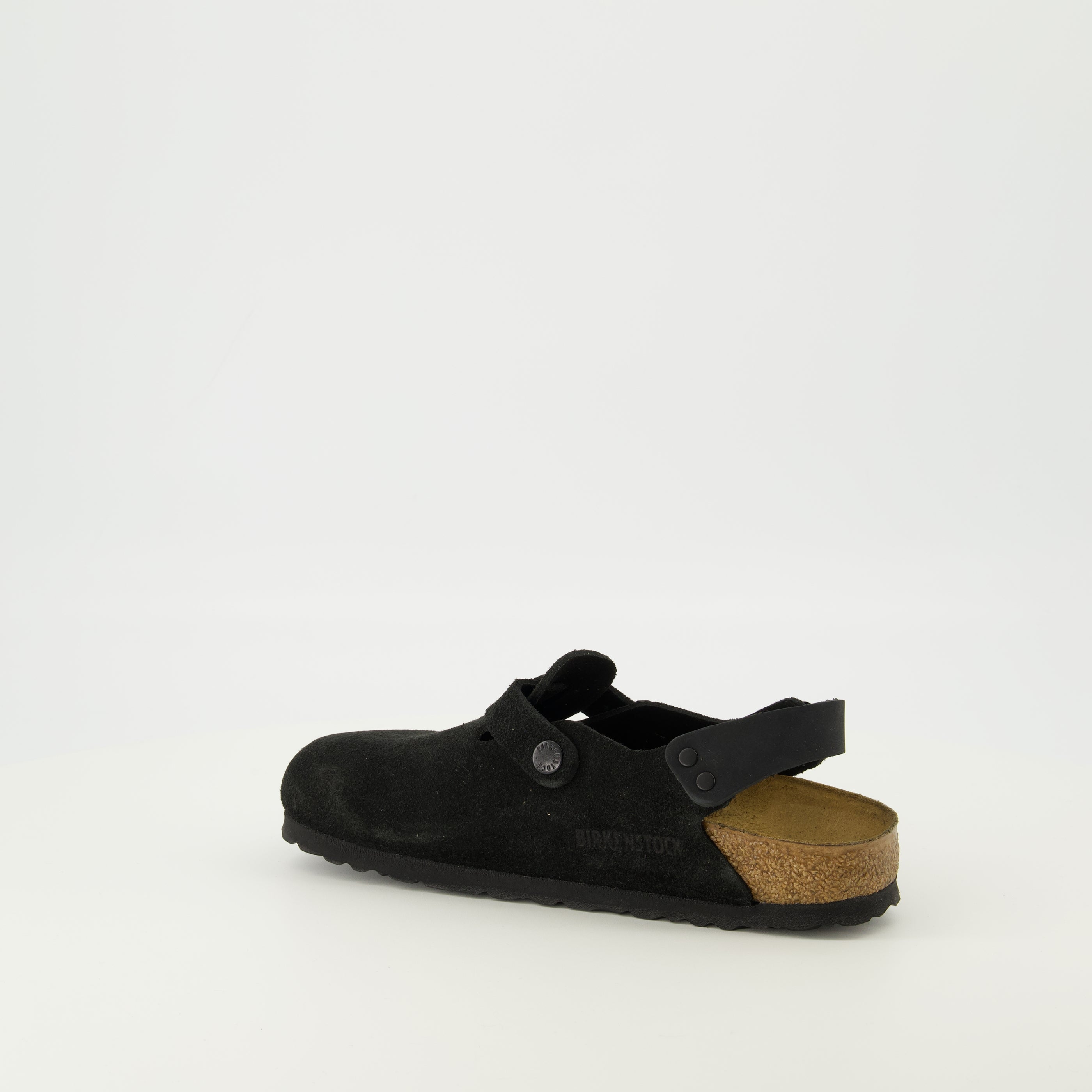 Tokio Black Suede Mules