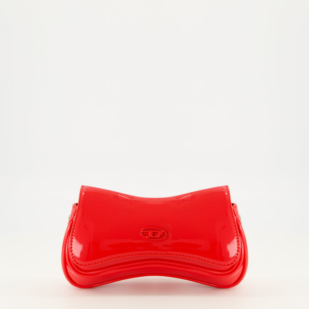 ディーゼルの女性用プレイ・プティ・レッドバッグの画像 - 2026年春夏シーズン - 前面図