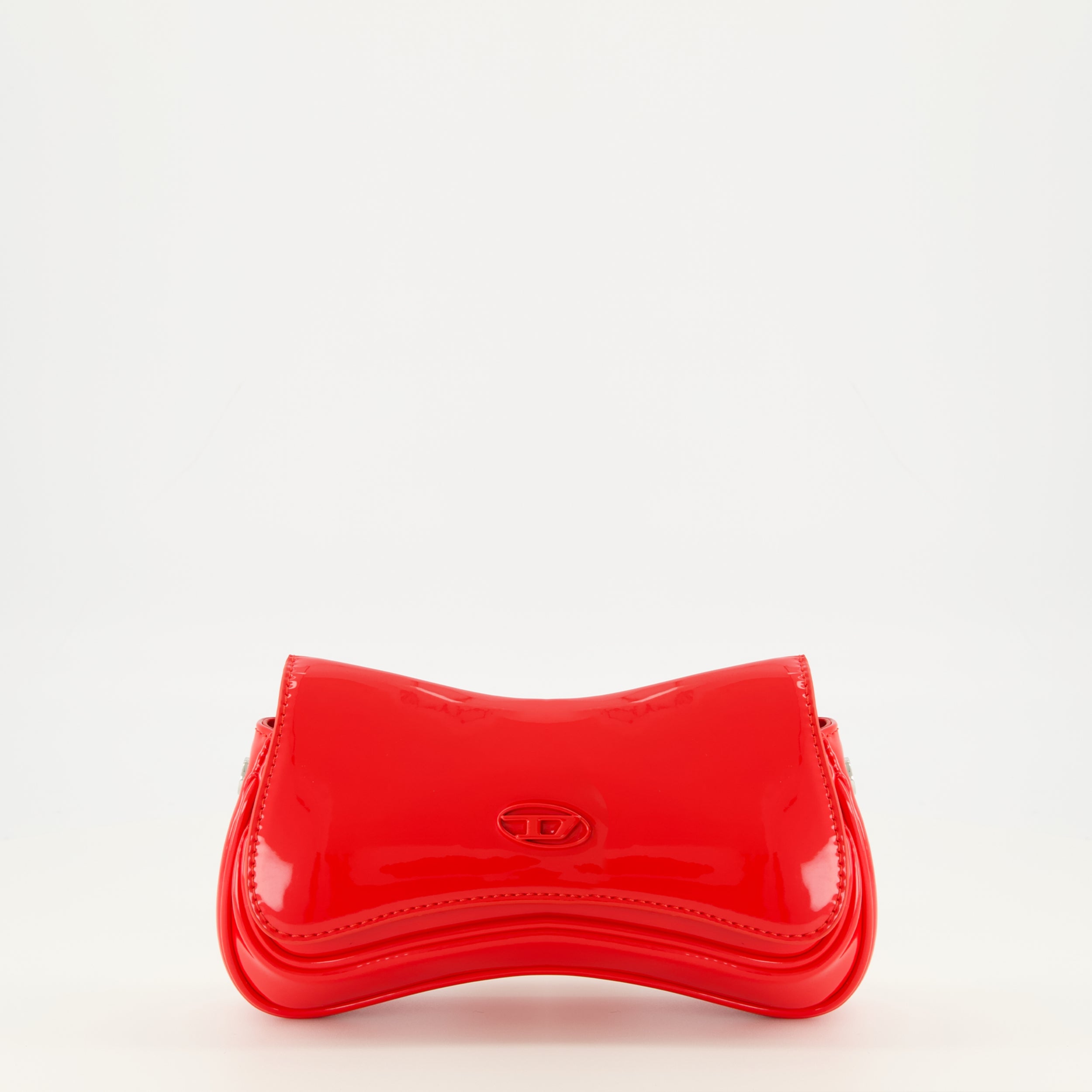 ディーゼルの女性用プレイ・プティ・レッドバッグの画像 - 2026年春夏シーズン - 前面図