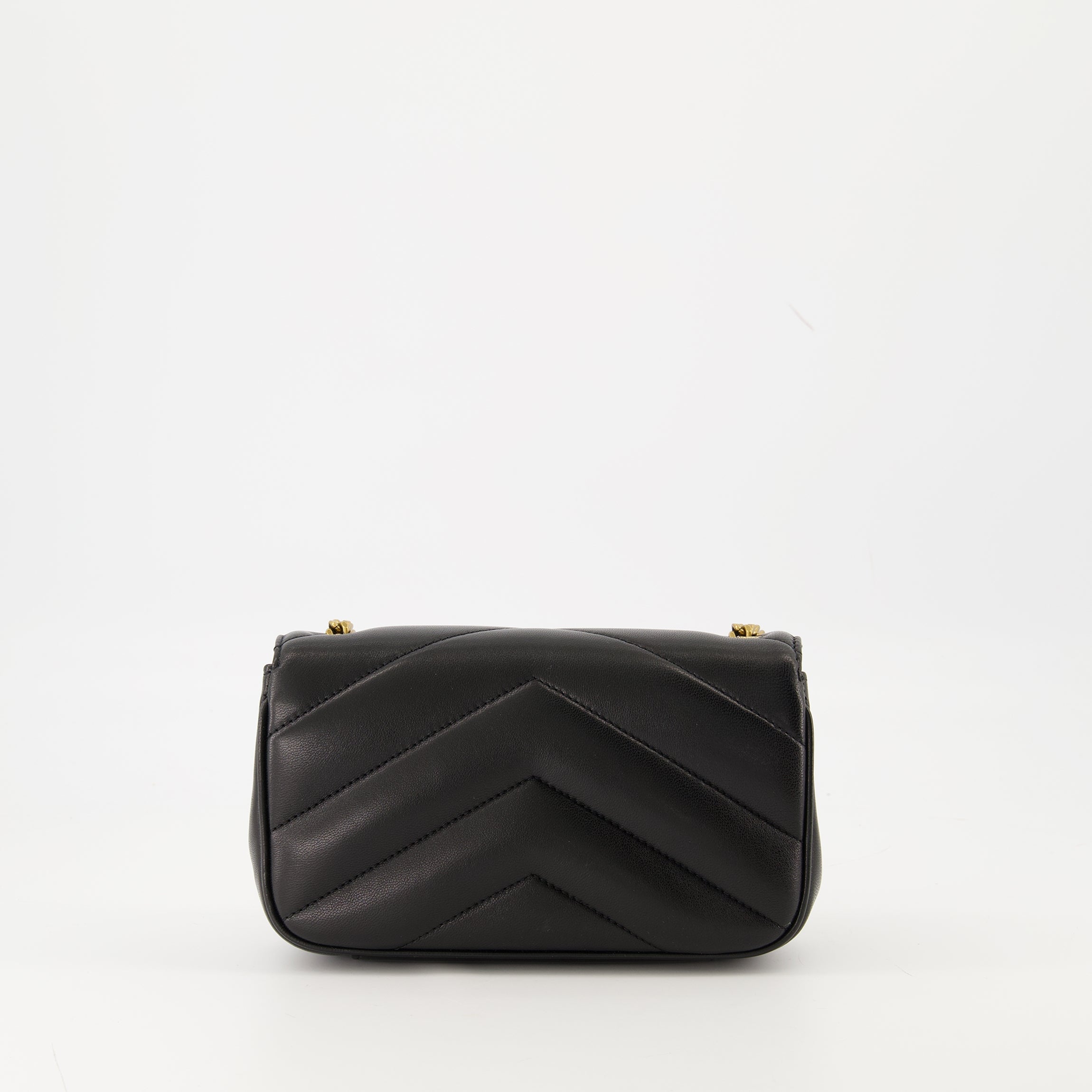 Imagen de Loulou Mini Bag de Saint Laurent para Mujeres - Temporada Otoño-Invierno 2025 - Vista trasera