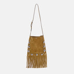 Image du sac à franges Nellcôte par Valentino Garavani pour femmes - Saison Automne-Hiver 2025 - Vue de face