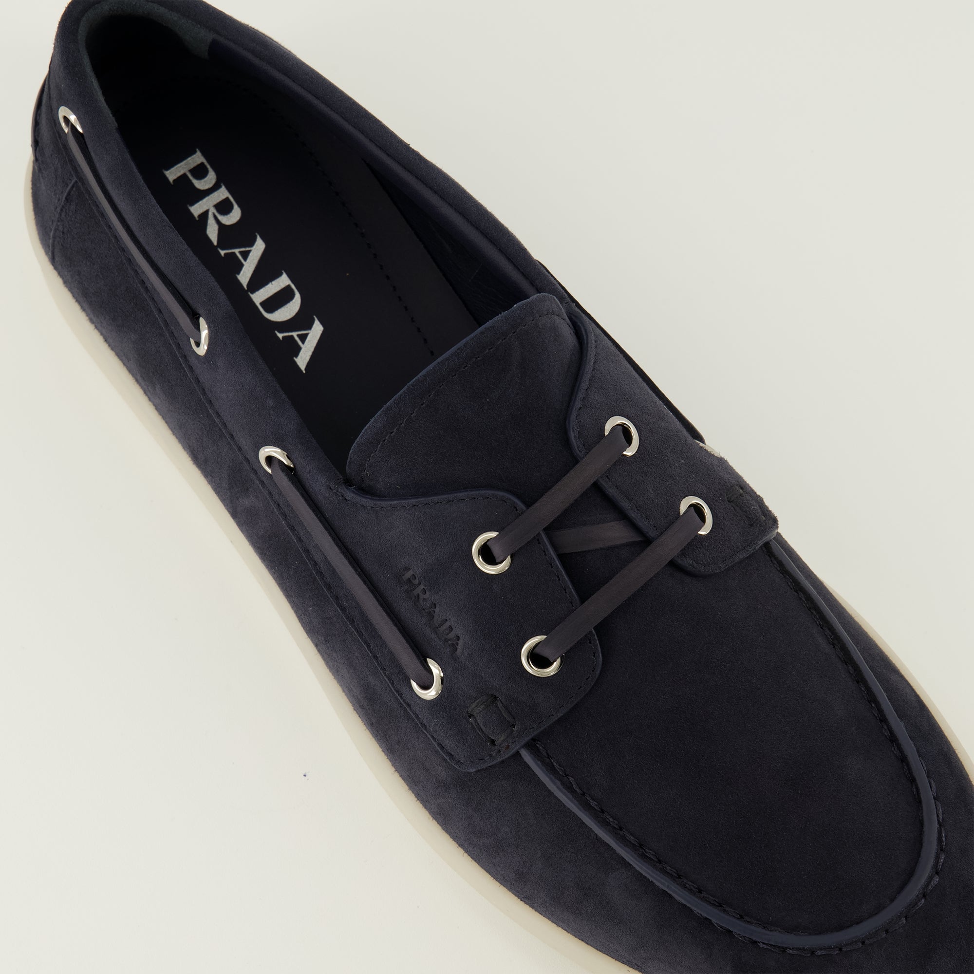 Suede Moccasins - Prada - Men | WE IN STYLE