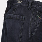 Bild von Schwarzen Denim Cargo-Hosen von Diesel für Herren - Saison Frühling-Sommer 2025 - Detailansicht 5