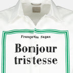 Camisa branca bordada Book Cover
