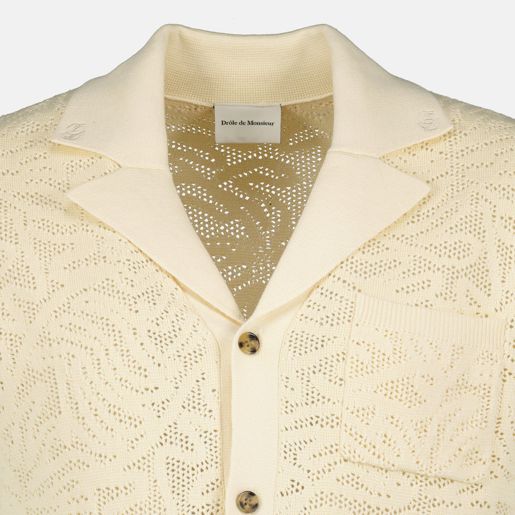 Camisa de Encaje Beige - Colección Primavera-Verano 2026