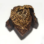 Printed Leopard Scarf