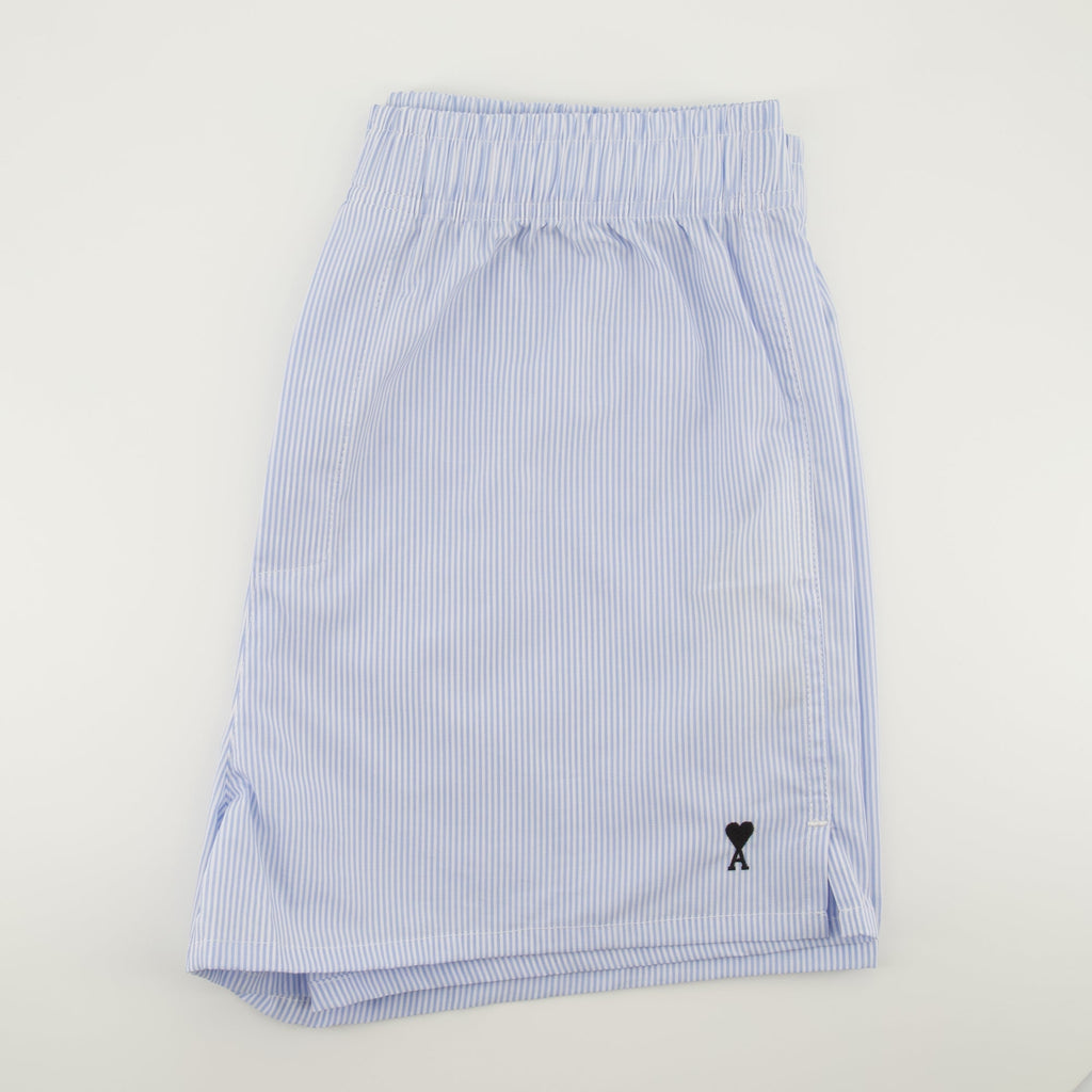 striped trousers, elasticated waist, cotton trousers, Ami de Coeur, casual wear