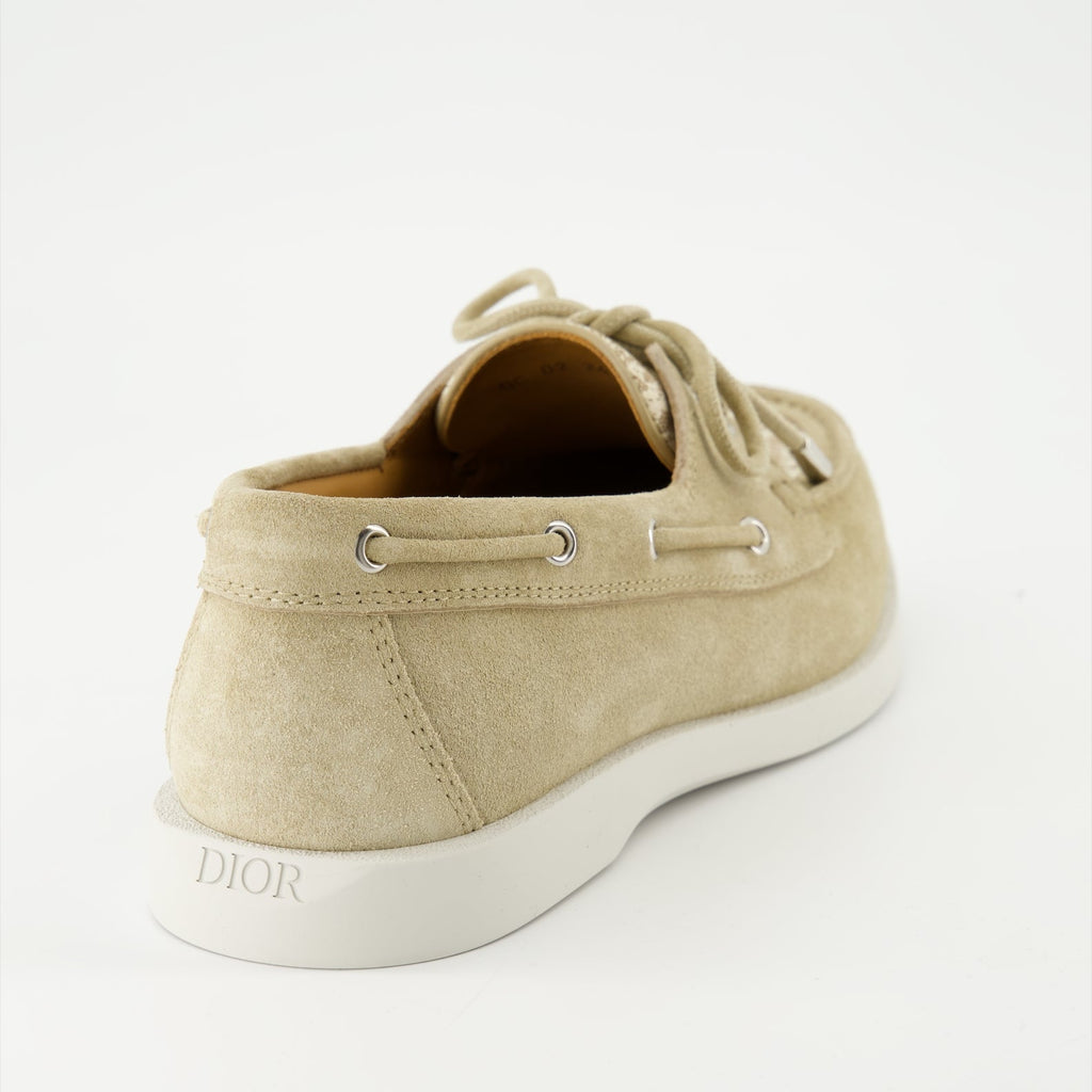 Image of Granville Boat Shoes by Dior for Men - Season Autumn-Winter 2024 - Back View