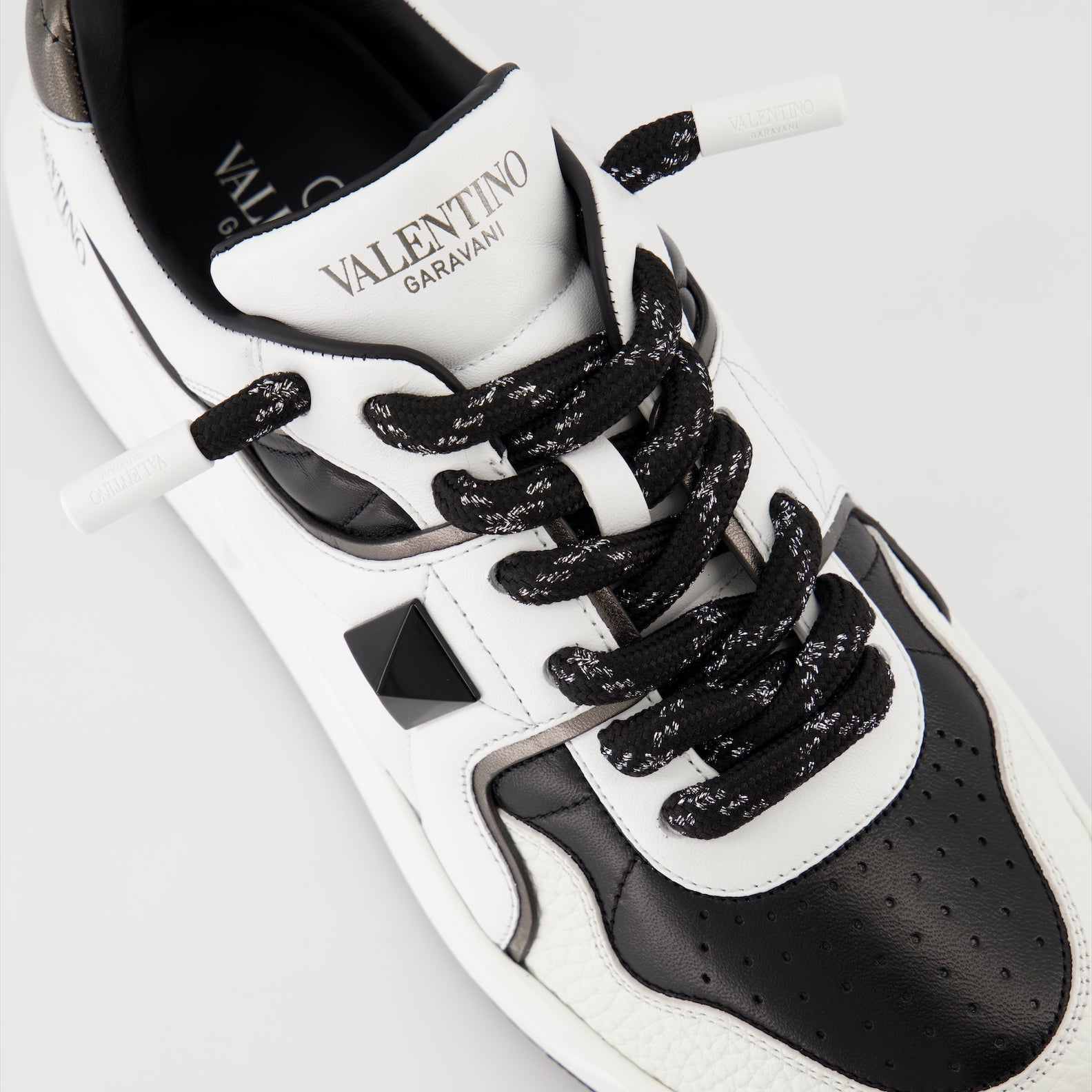 luxury sneakers, Valentino Garavani, leather sneakers, designer footwear, high-end fashion