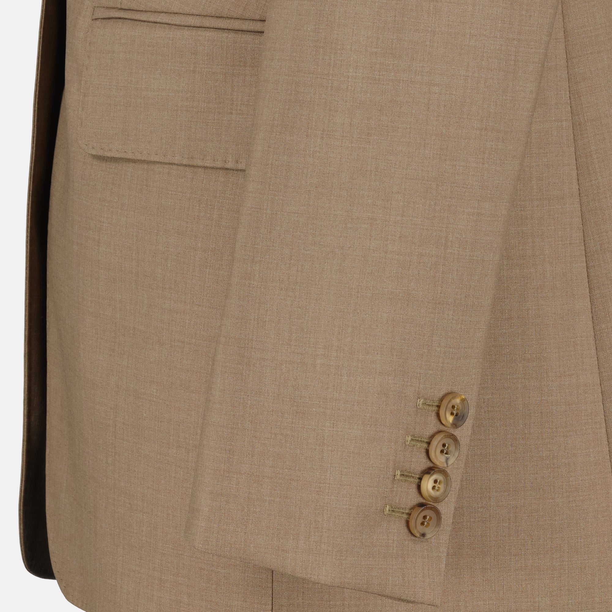 マックスマーラの女性用ブラウンウールブレザーの画像 - 春夏2026シーズン - 詳細ビュー2