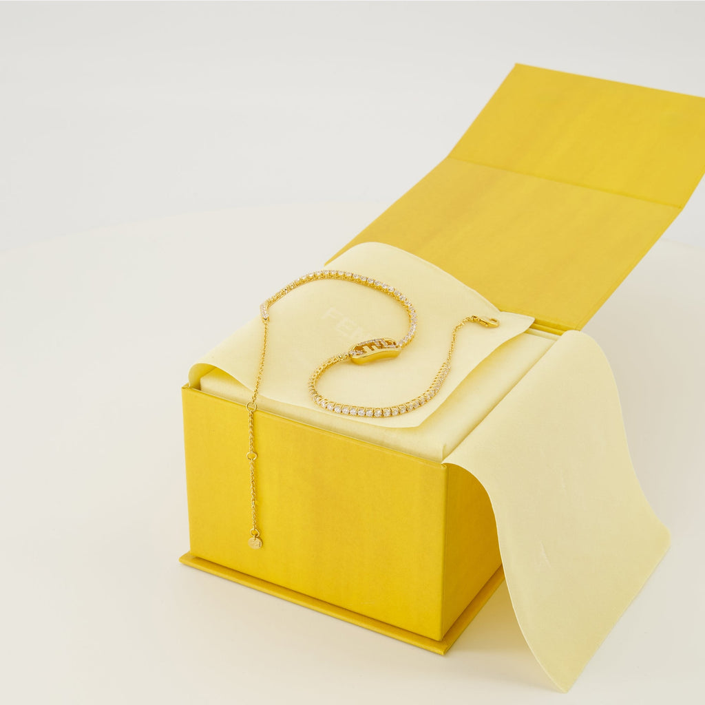 Fendi collar, brass accessory, crystal embellishment, adjustable collar, designer jewelry