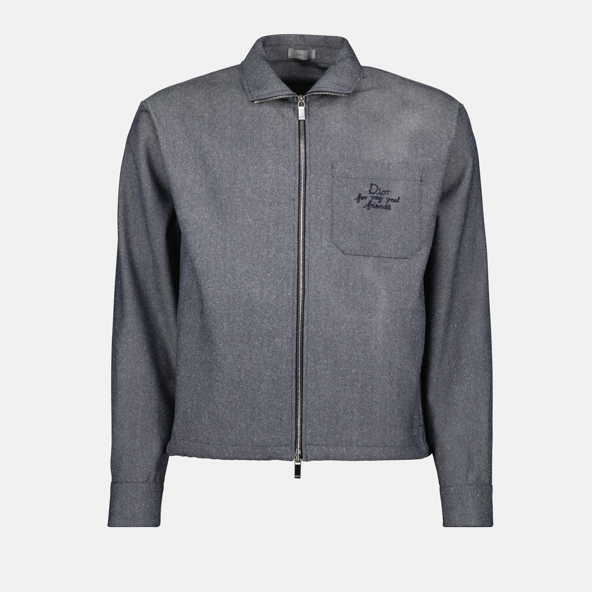 Dior jacket, Hylton Nel collaboration, gray jacket, designer outerwear, contemporary fashion
