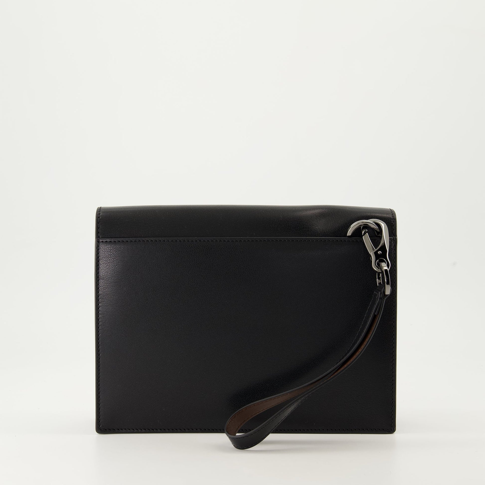 VLogo pouch, textured leather, Valentino Garavani, luxury accessories, wrist strap