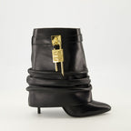 Image of Shark Nappa Leather Ankle Boots by Givenchy for Women - Season Autumn-Winter 2025 - Right Side View