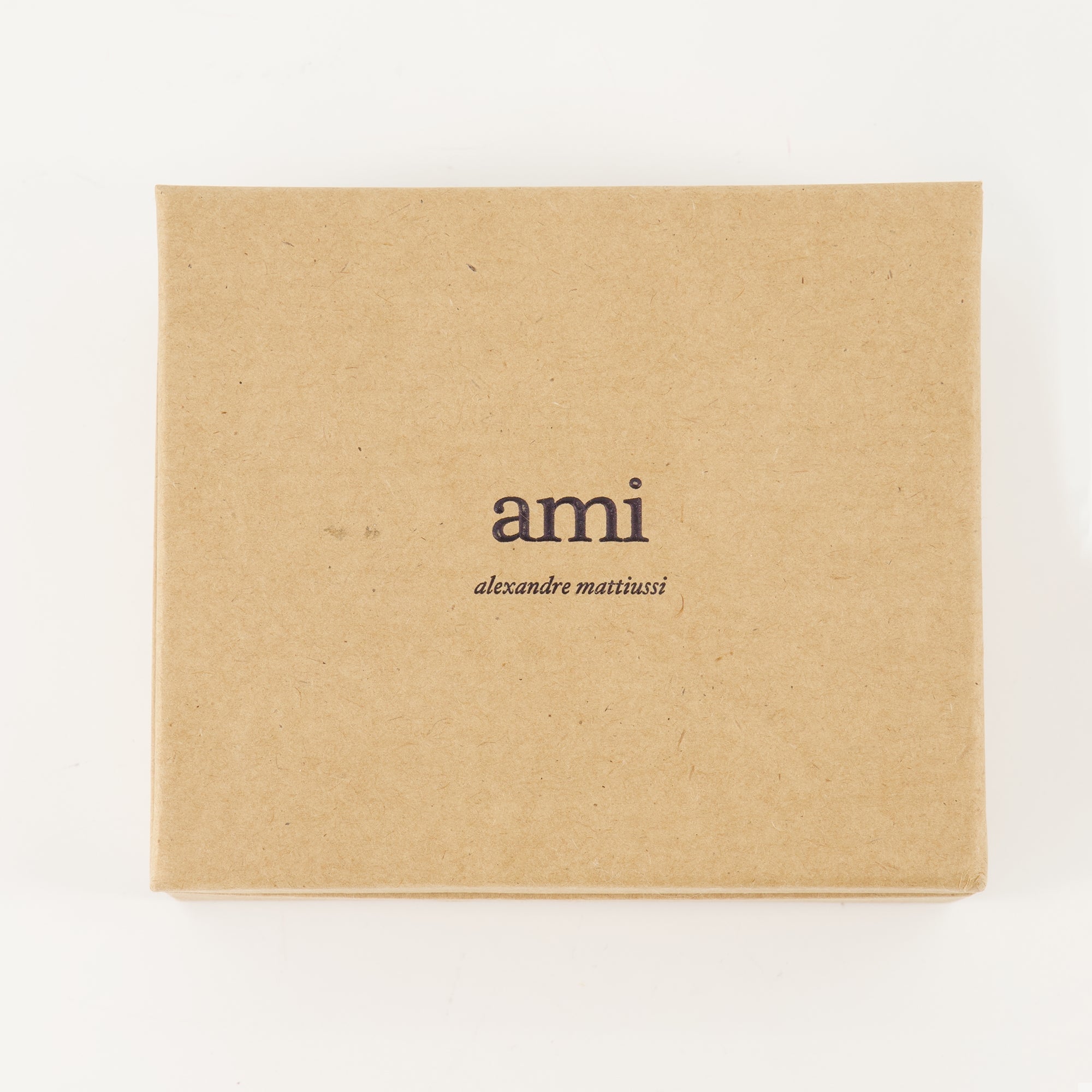 Ami Paris cardholder, light blue cardholder, smooth leather accessory, Ami de Coeur collection, unisex cardholder