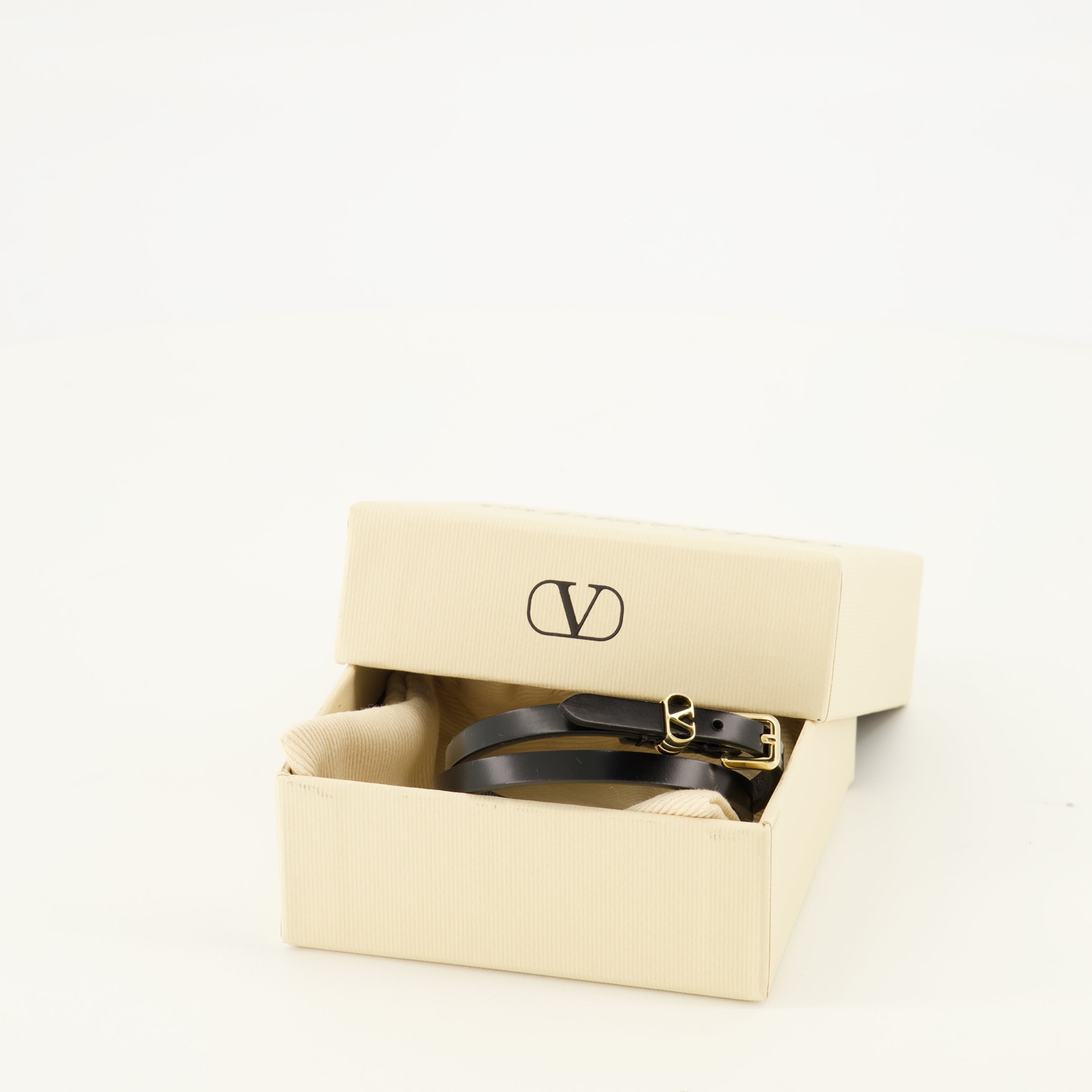 Vlogo Leather Bracelet