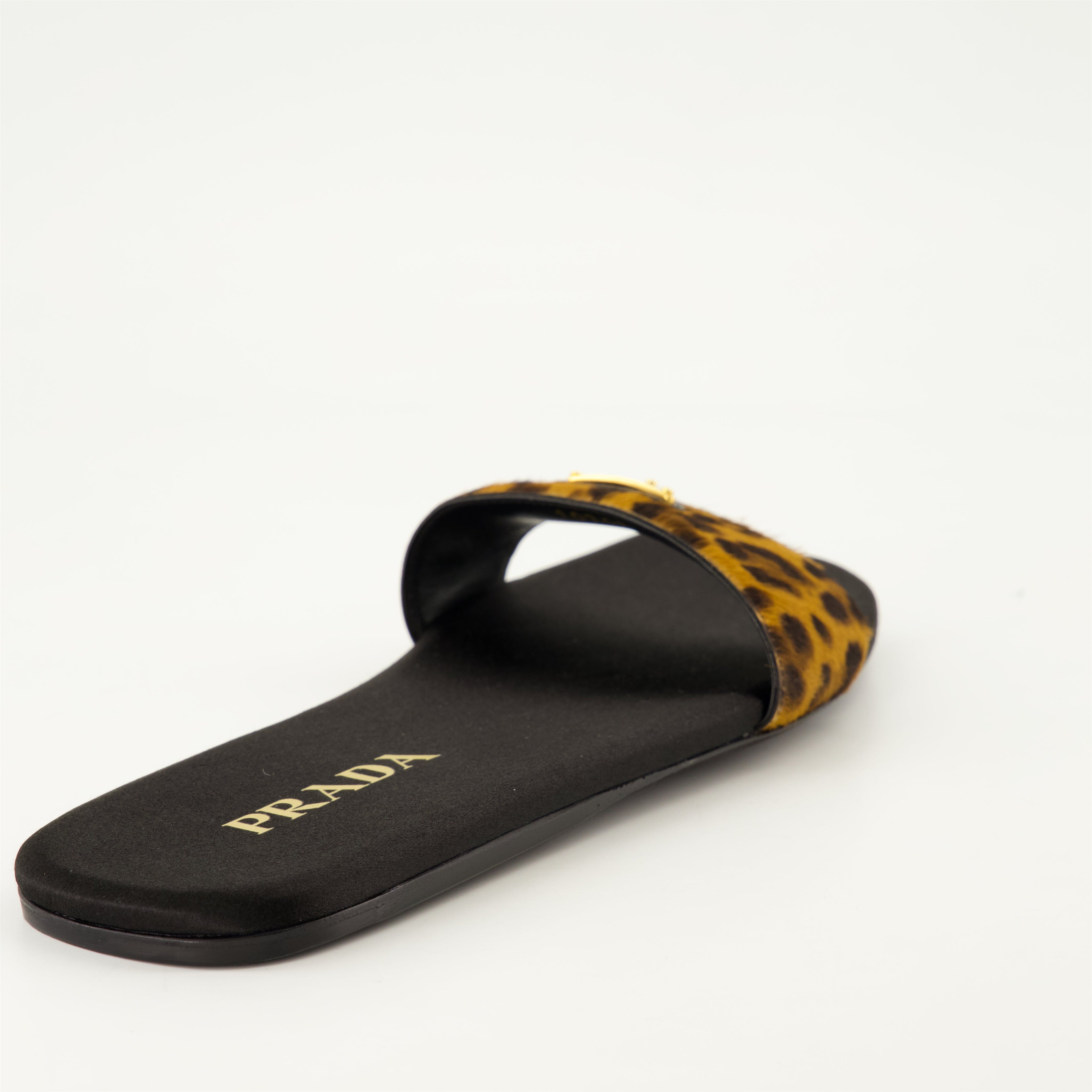 leopard velvet sandals, Prada sandals, open toe sandals, luxury footwear, autumn-winter collection