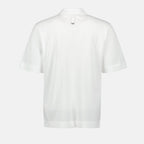 White Embroidered Polo Shirt
