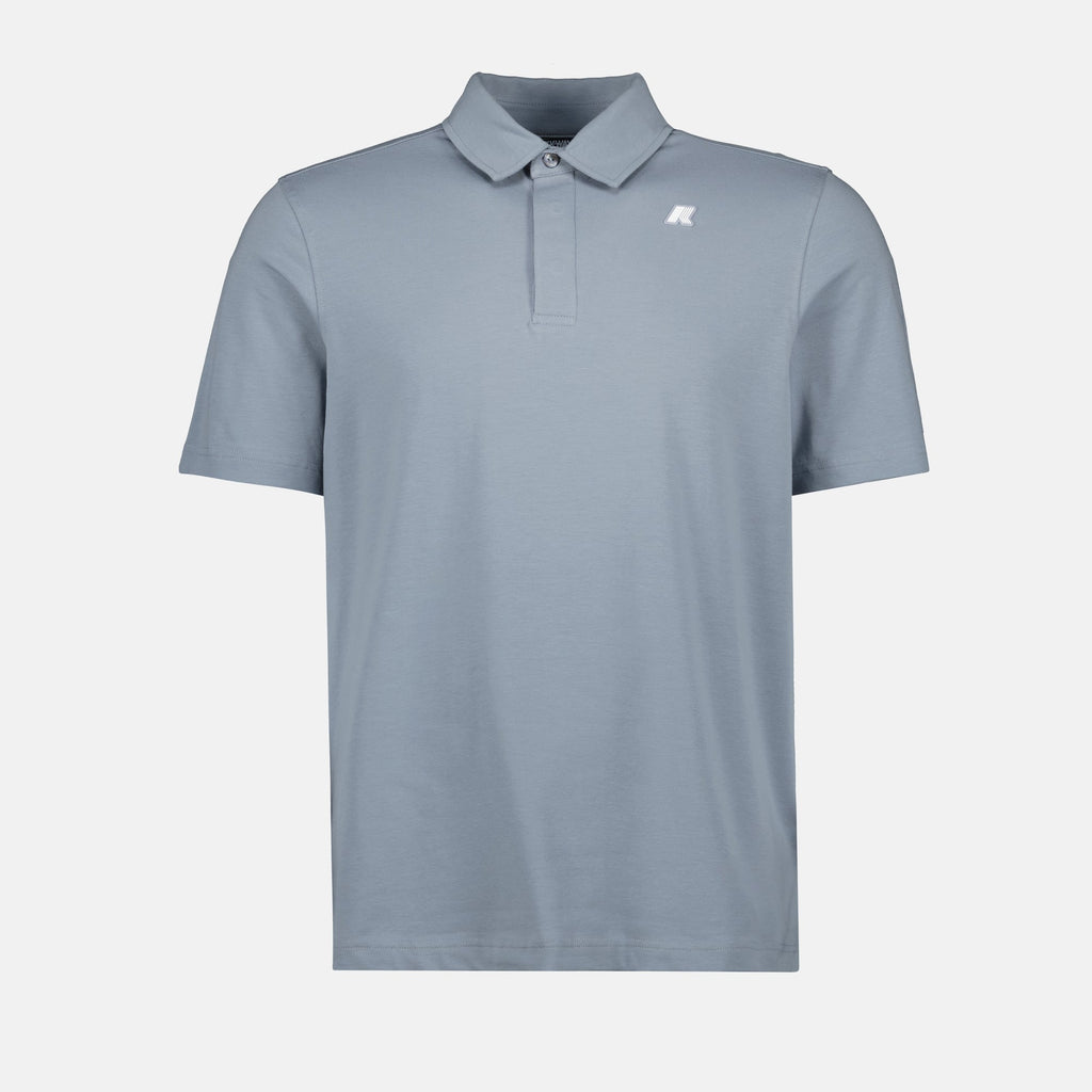 Image of Polo Vincelle Grey by K-Way for Men - Season Spring-Summer 2025 - Front View