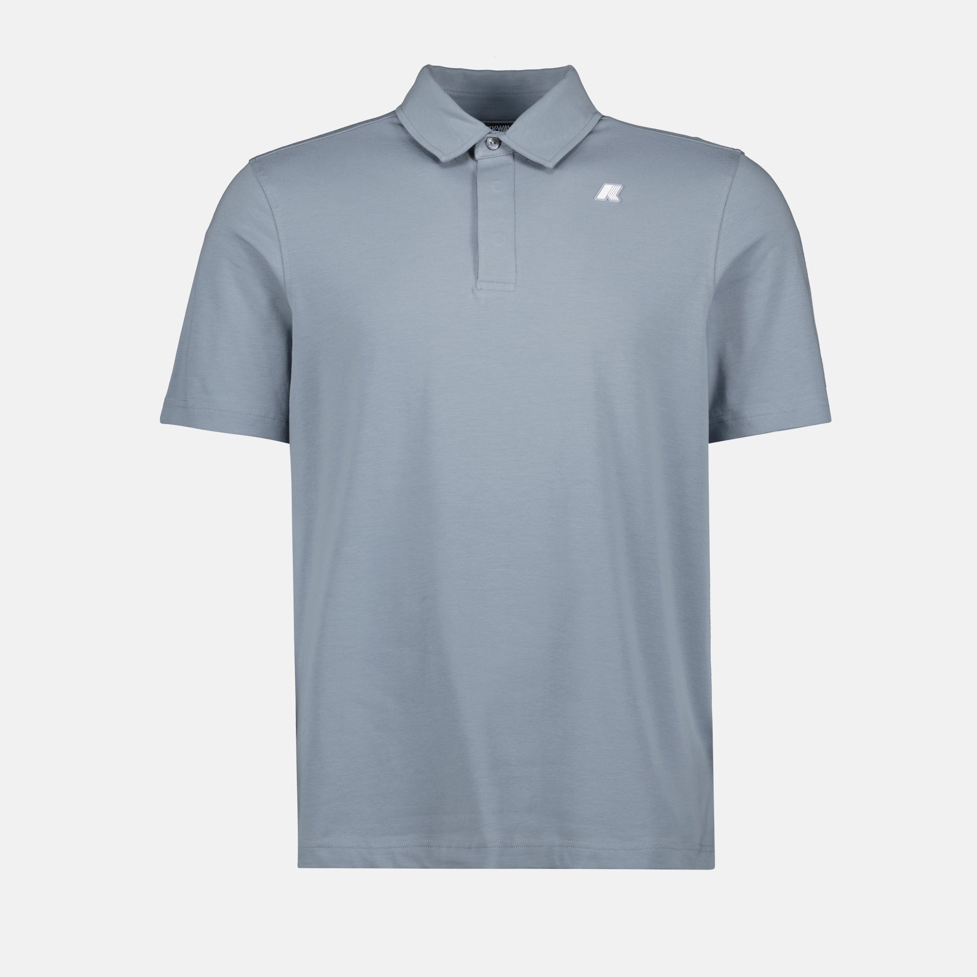 Polo Vincelle, K-Way polo, grey polo shirt, men's cotton polo, classic collar polo