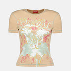 Image of top t-brenda rose by Diesel for Women - Season Spring-Summer 2026 - Front View
