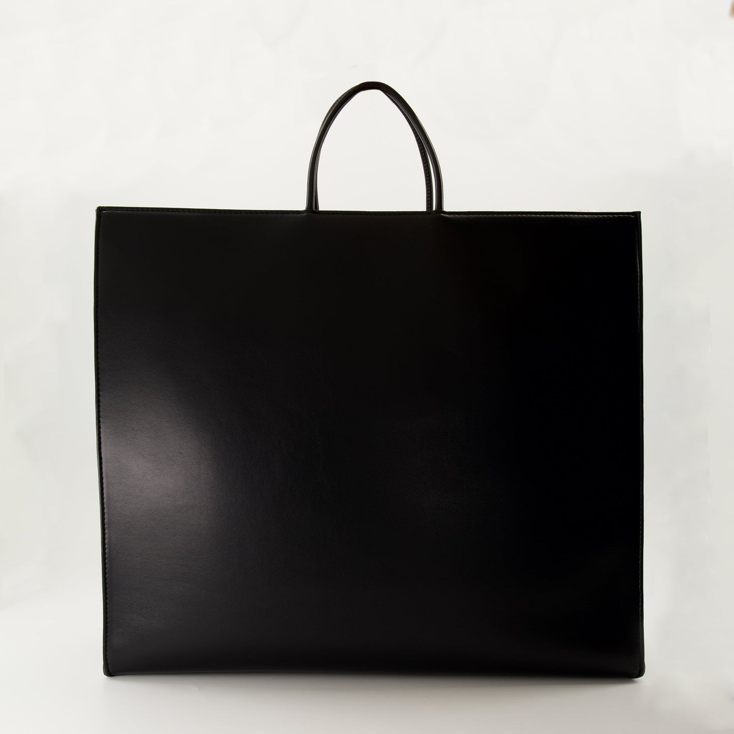 Diesel shopper bag, black 3D Ew X bag, versatile unisex bag, designer shoulder bag, Autumn-Winter 2024 bag