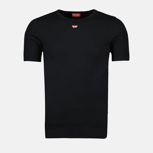 Camiseta Verde Militar Hombre Camiseta Clu00e1sica Negra De