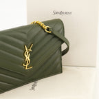 Image of Cassandre Envelope Wallet by Saint Laurent for Women - Season Spring-Summer 2026 - Detail View 1