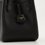 Fendi Origami Mini, black leather bag, luxury accessories, chic handbag, elegant design