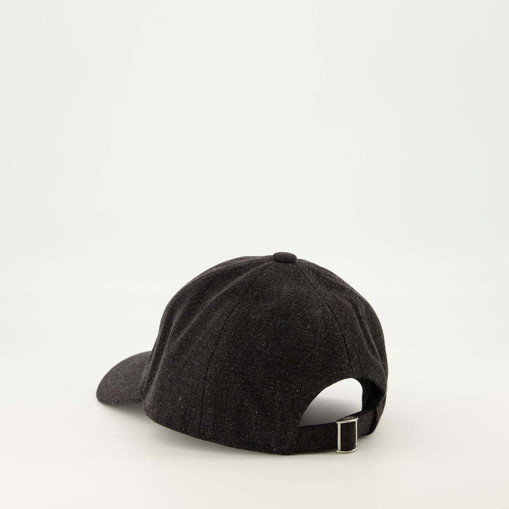 Svart denimcaps