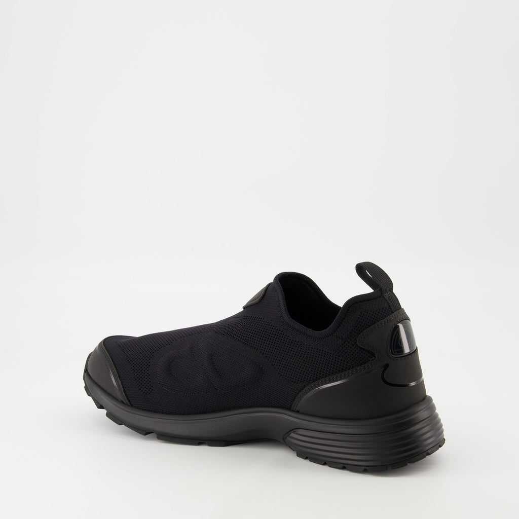 Imagen de las zapatillas B30 Countdown de Dior para hombres - Temporada Primavera-Verano 2025 - Vista trasera derecha en tres cuartos