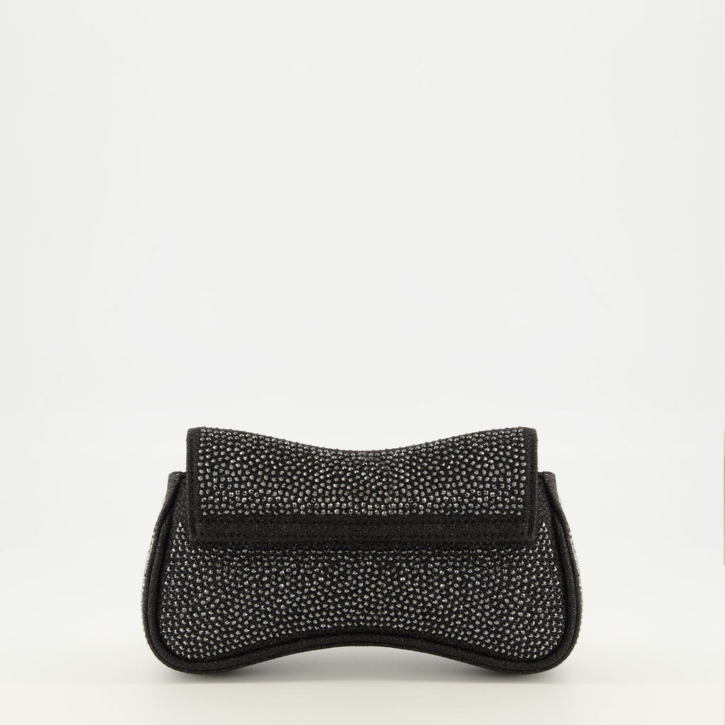 여성을 위한 디젤의 사크 플레이 프티 아 스트라스 노아르 이미지 - 2026년 봄-여름 시즌 - 뒷면 보기