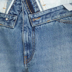 Imagen del Jean Droit de Denim de Mm6 para Mujeres - Temporada Primavera-Verano 2026 - Vista de Detalle del Producto 2