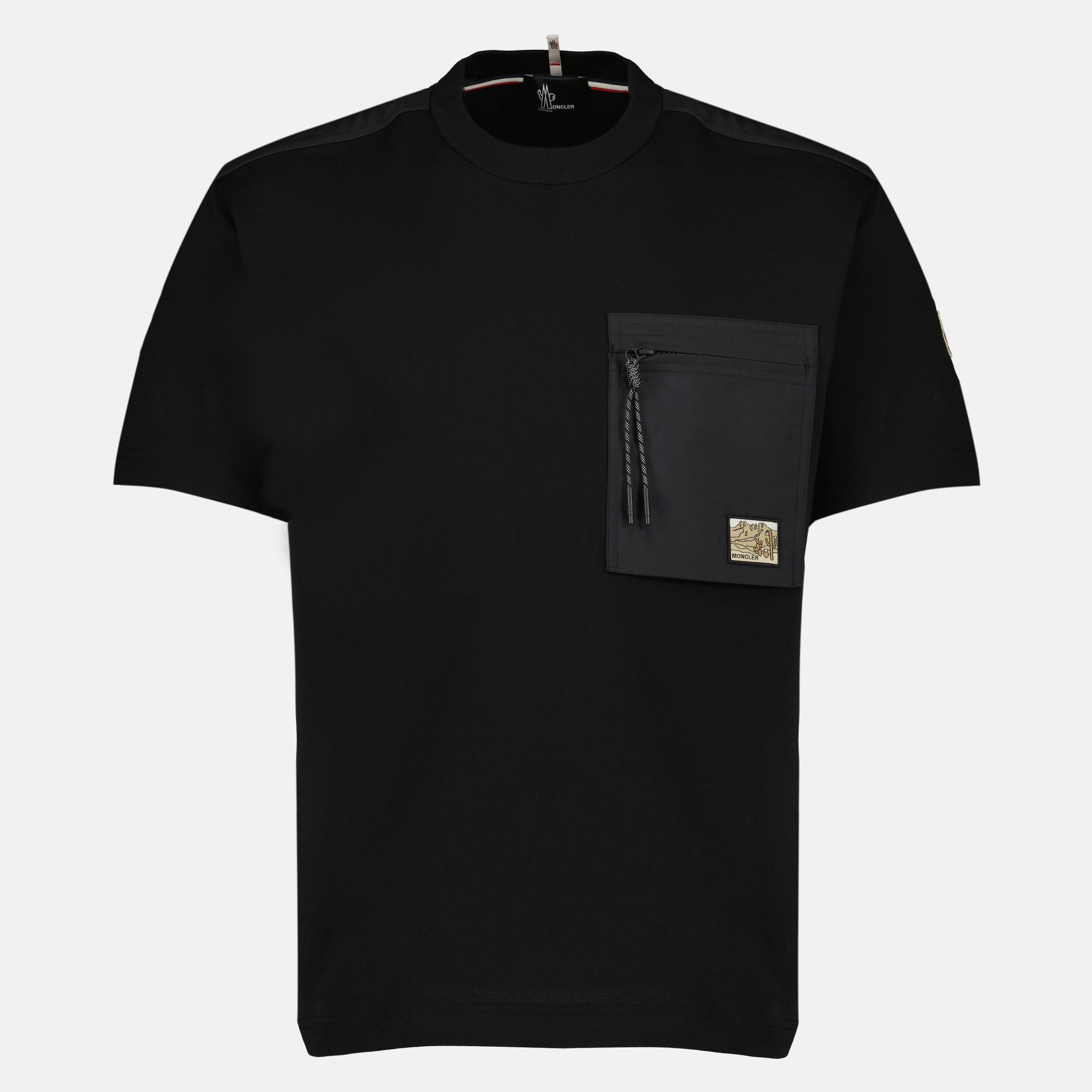 Black Pocket T-shirt - Moncler Grenoble - Men | WE IN STYLE