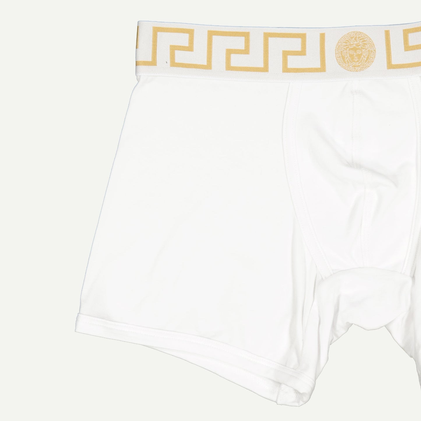 Versace Long Boxer, Greca Trim Boxer, Autumn-Winter 2024, Cotton Elastane Boxer, Iconic Men’s Boxer