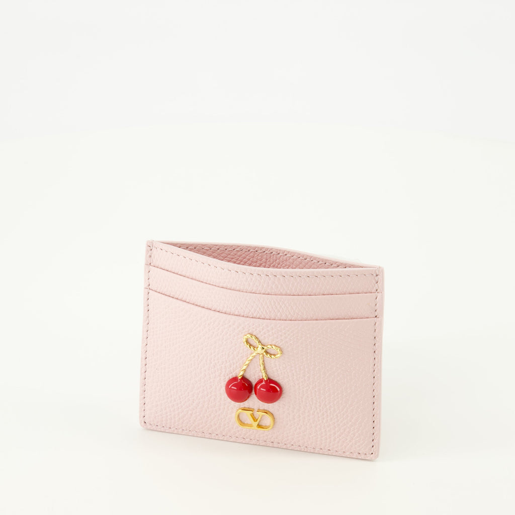 porte-cartes cherryfic rose