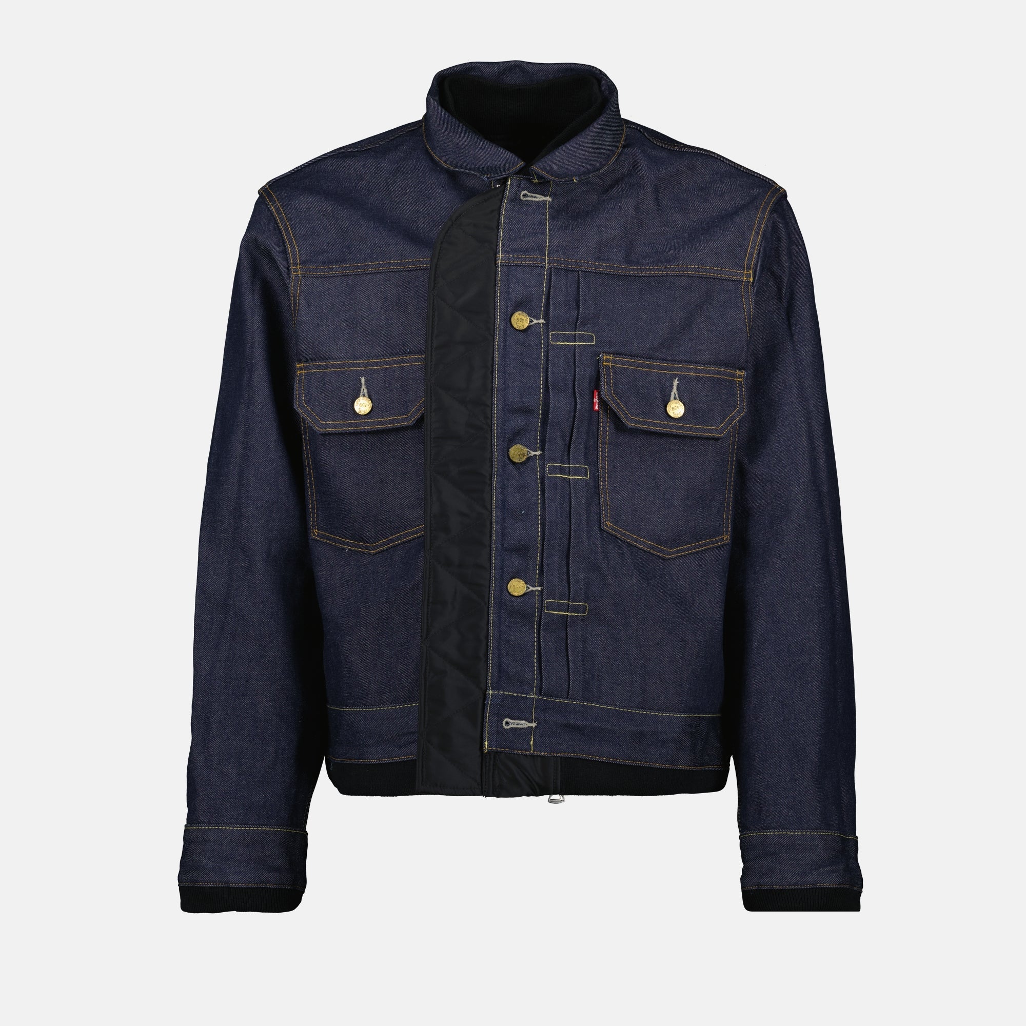 sacai Levi's' Denim Jacket Indigo XLサイズ sacaiのインディゴ Levi'sエディション デニムジャケットがセール中