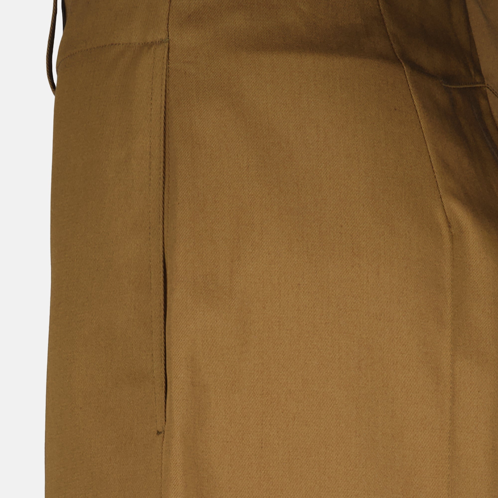 brown wide-leg trousers, Patou trousers, Fall-Winter 2025 collection, cotton trousers, fashion trousers