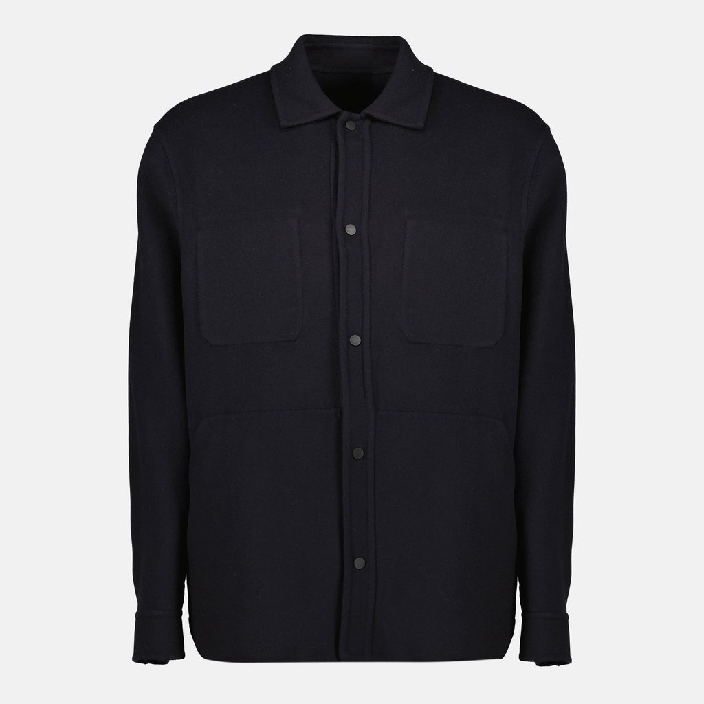 Moncler, Tagnit Jacket, Navy Jacket, Wool Polyamide, Reversible Jacket