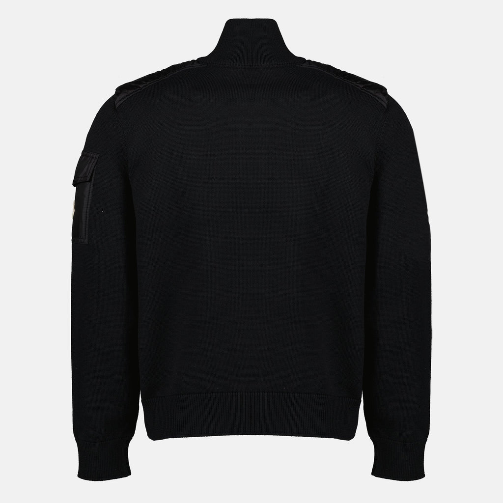 Black Wool Cardigan